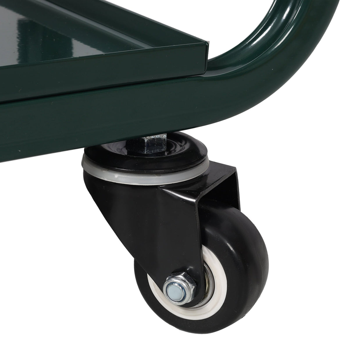 Heavy Duty 2 - Tier Rolling Welding Cart Portable Welder Storage Trolley with Wheels for MIG TIG ARC Welder Plasma Cutter and Welding Accessories - Green - Fab Heavy Parts