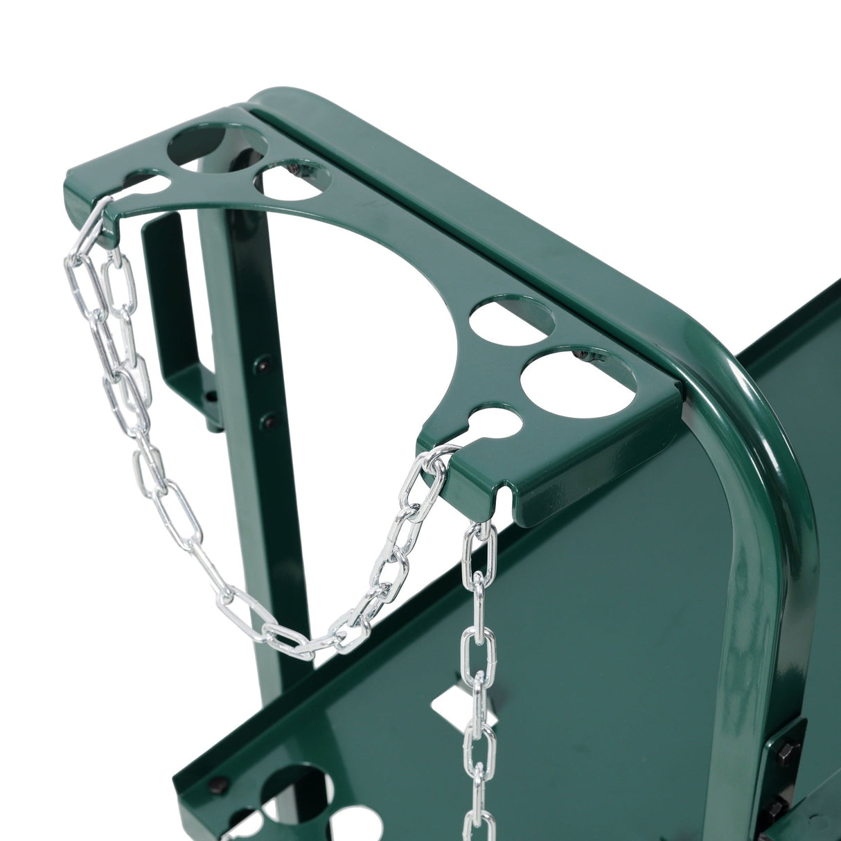 Heavy Duty 2 - Tier Rolling Welding Cart Portable Welder Storage Trolley with Wheels for MIG TIG ARC Welder Plasma Cutter and Welding Accessories - Green - Fab Heavy Parts