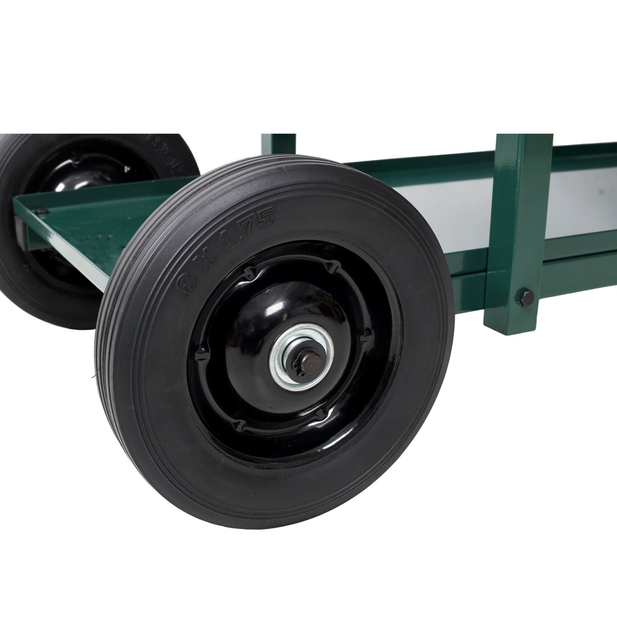 Heavy Duty 2 - Tier Rolling Welding Cart Portable Welder Storage Trolley with Wheels for MIG TIG ARC Welder Plasma Cutter and Welding Accessories - Green - Fab Heavy Parts