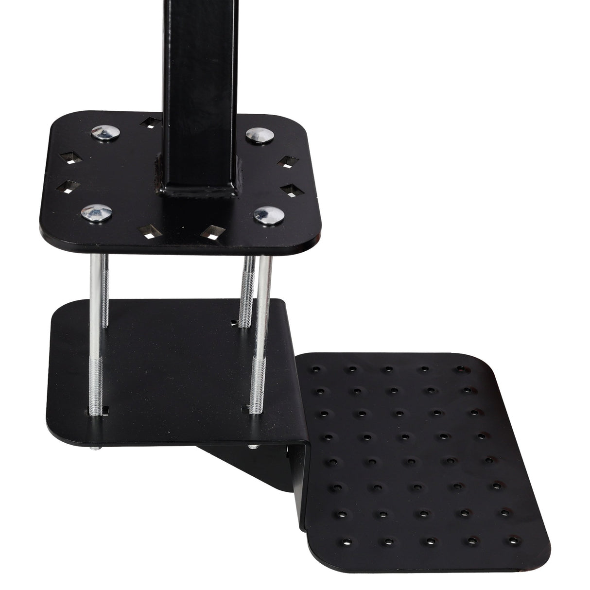 Heavy Duty 3 Step Boat Trailer Steps with Secure Handle Textured Anti-Slip Tread Steel Trailer Tongue Ladder Universal Fit for Most Boat Trailers - Fab Heavy Parts