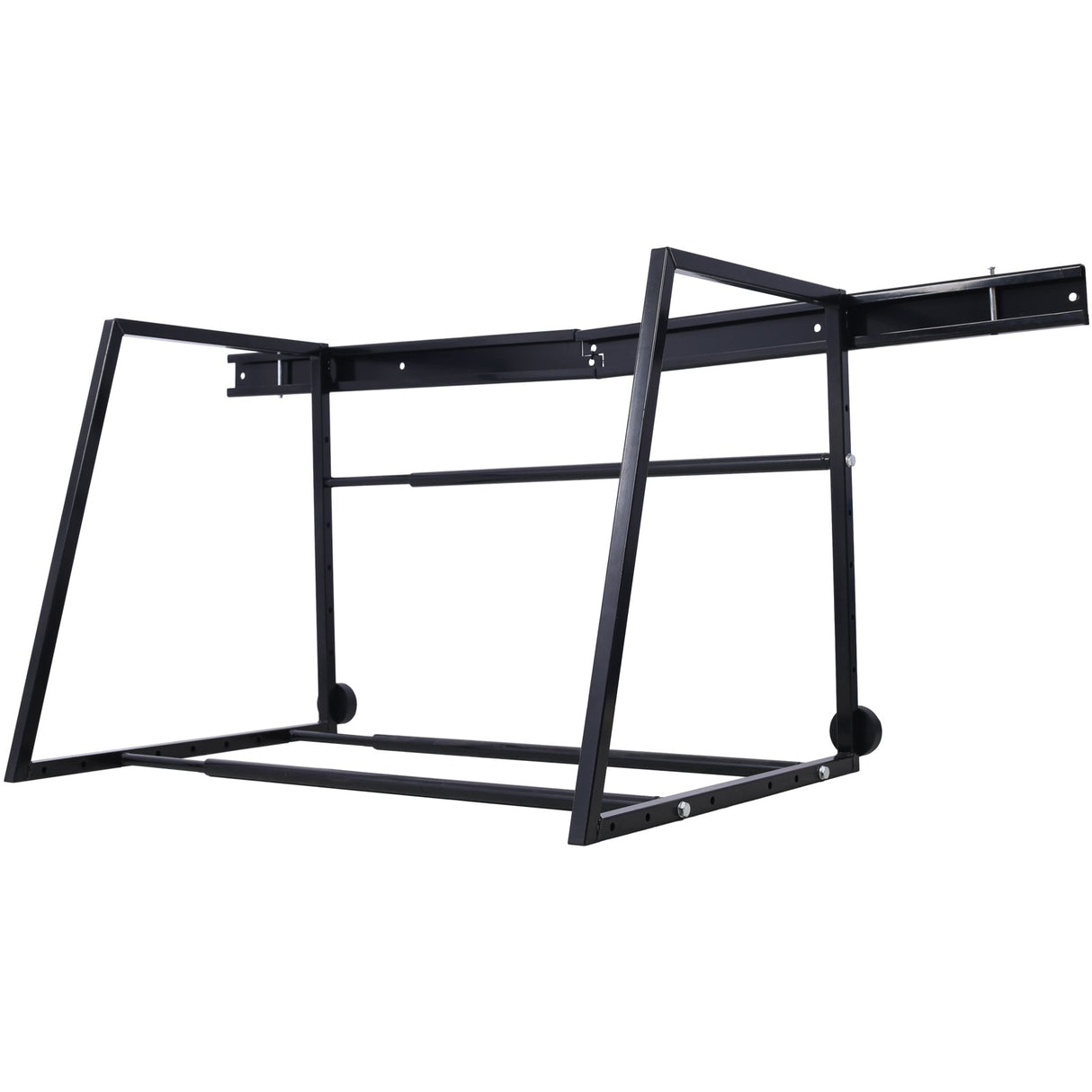 Heavy Duty Adjustable Garage Capacity 400 Lbs Wall Multi - Tire Rack Storage - Black - Fab Heavy Parts