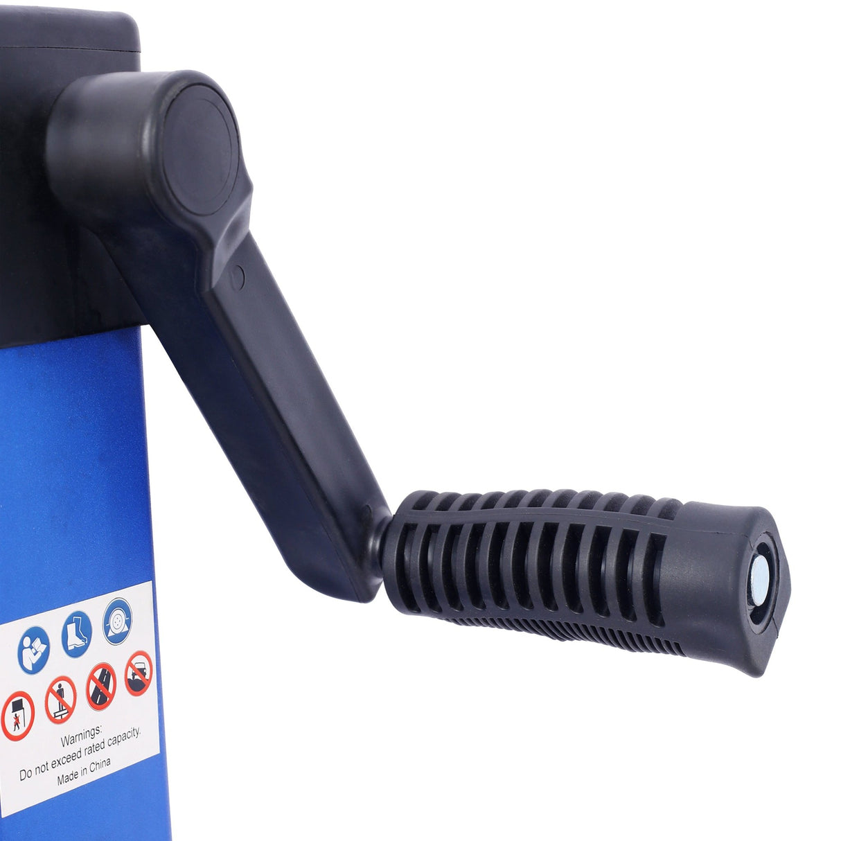 Heavy Duty Aluminum Trailer Jack for Use On 3 in. X 5 in. Tongue Max Load 1,800 Lbs - Blue - Fab Heavy Parts