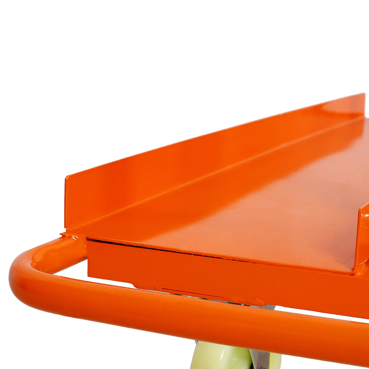 Heavy Duty Drywall Sheet Cart & Panel Dolly 1600lbs Load Capacity Casters with Brake - Orange - Fab Heavy Parts