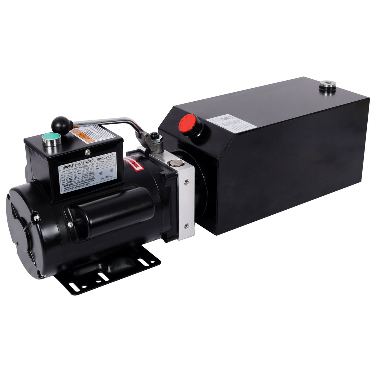 Heavy - Duty Hydraulic Power Unit for Car Lifts, AC 110V Single Phase, 10 Quart Oil Reservoir, Replacement Pump for 2 - Post 4 - Post Lifts & Auto Shop Equipment - Fab Heavy Parts