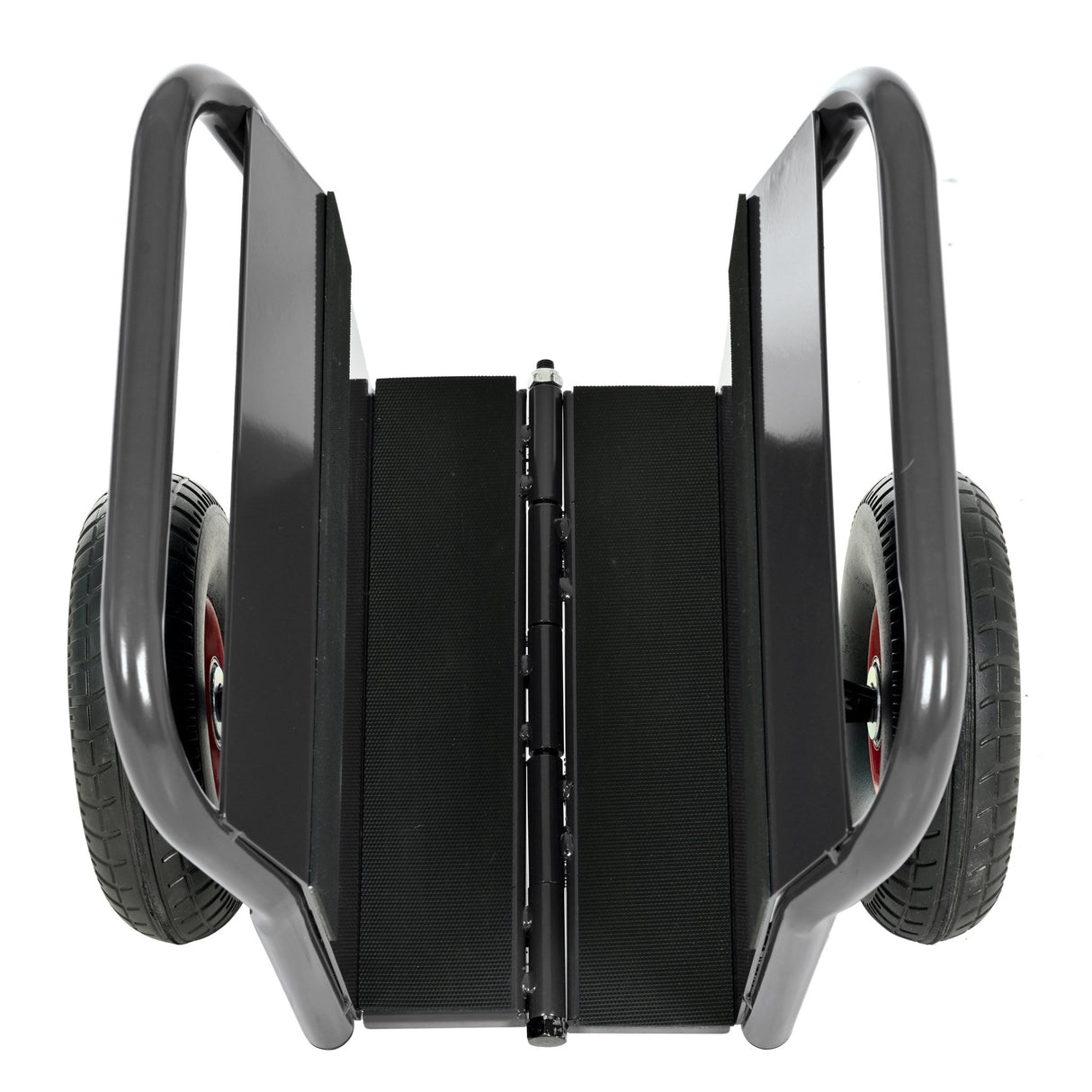 Heavy Duty Panel Dolly Slab Dolly 10" Solid Rubber Tires 1000 LBS All - Terrain Movement for Heavy Drywall Sheet & Door Material - Black - Fab Heavy Parts