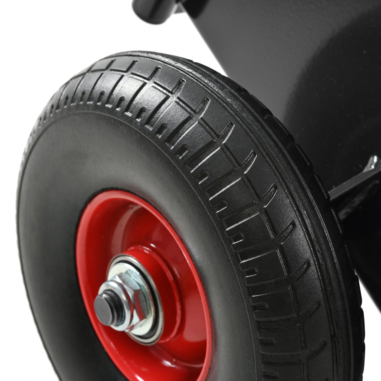 Heavy Duty Panel Dolly Slab Dolly 10" Solid Rubber Tires 1000 LBS All - Terrain Movement for Heavy Drywall Sheet & Door Material - Black - Fab Heavy Parts