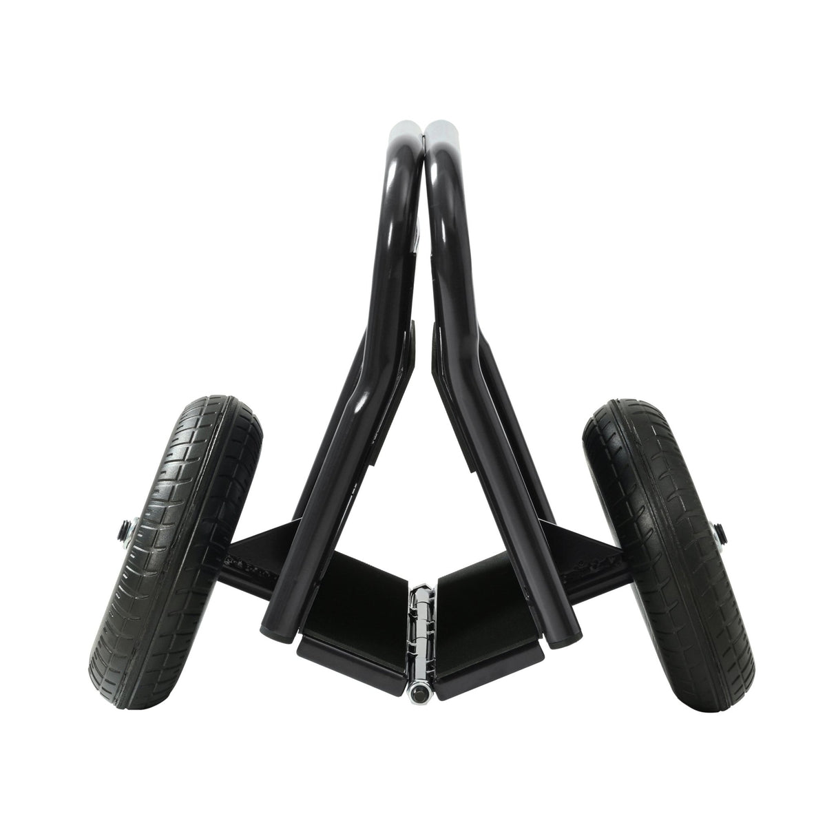 Heavy Duty Panel Dolly Slab Dolly 10" Solid Rubber Tires 1000 LBS All - Terrain Movement for Heavy Drywall Sheet & Door Material - Black - Fab Heavy Parts