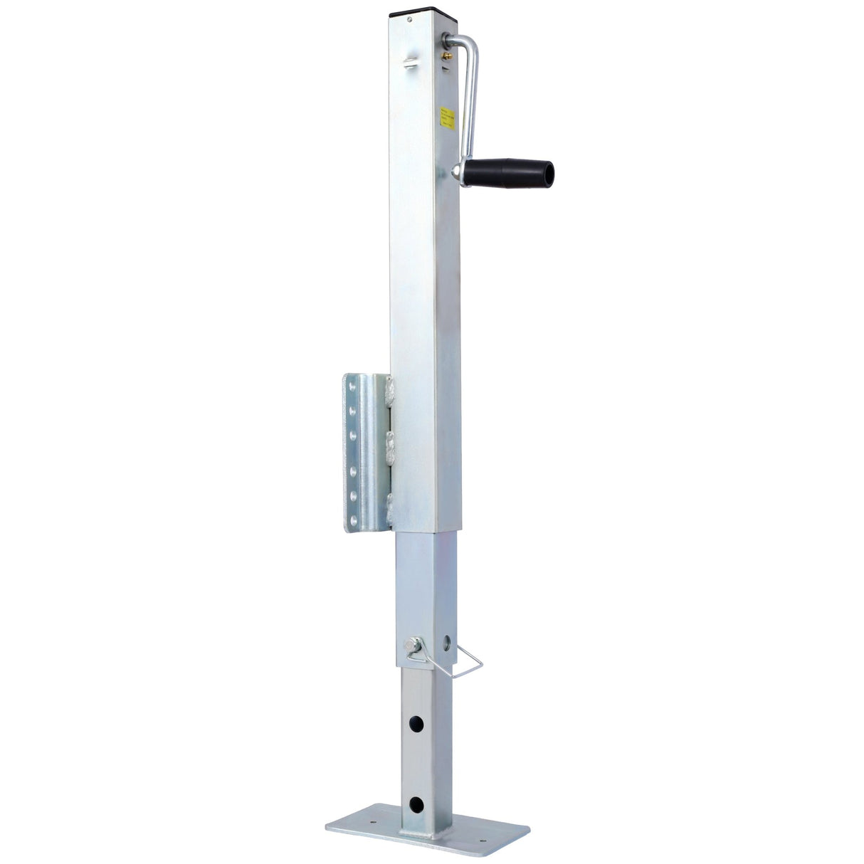Heavy Duty Trailer Jack Fixed Mount w/ Drop Leg 28.6 in. Lift Max Load 2,500 Lbs - Fab Heavy Parts