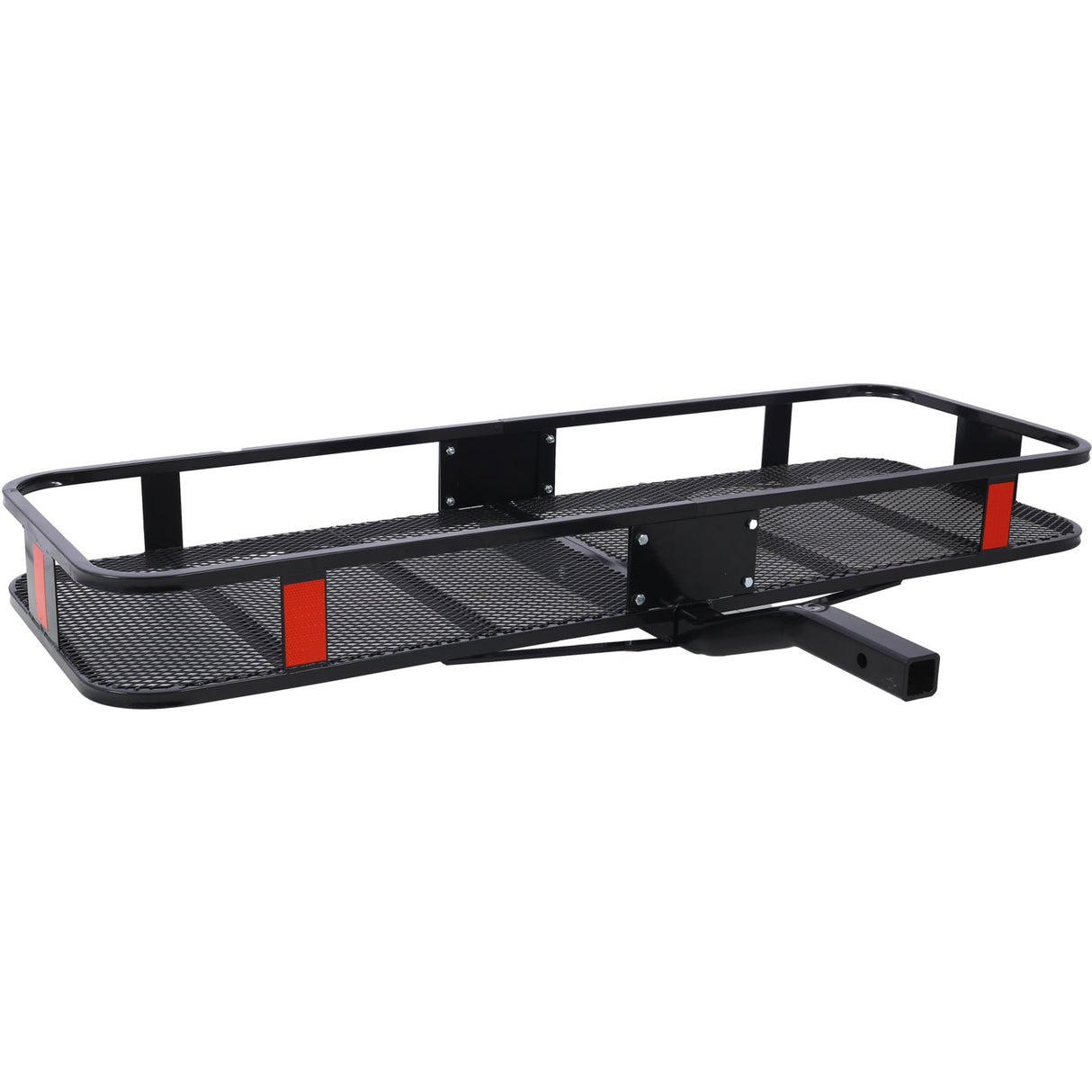 Hitch Mount Cargo Carrier Basket 60" X 21" X 6" with Waterproof Cargo Bag 56" X 20" X 20" 500 Lbs Capacity - Fab Heavy Parts
