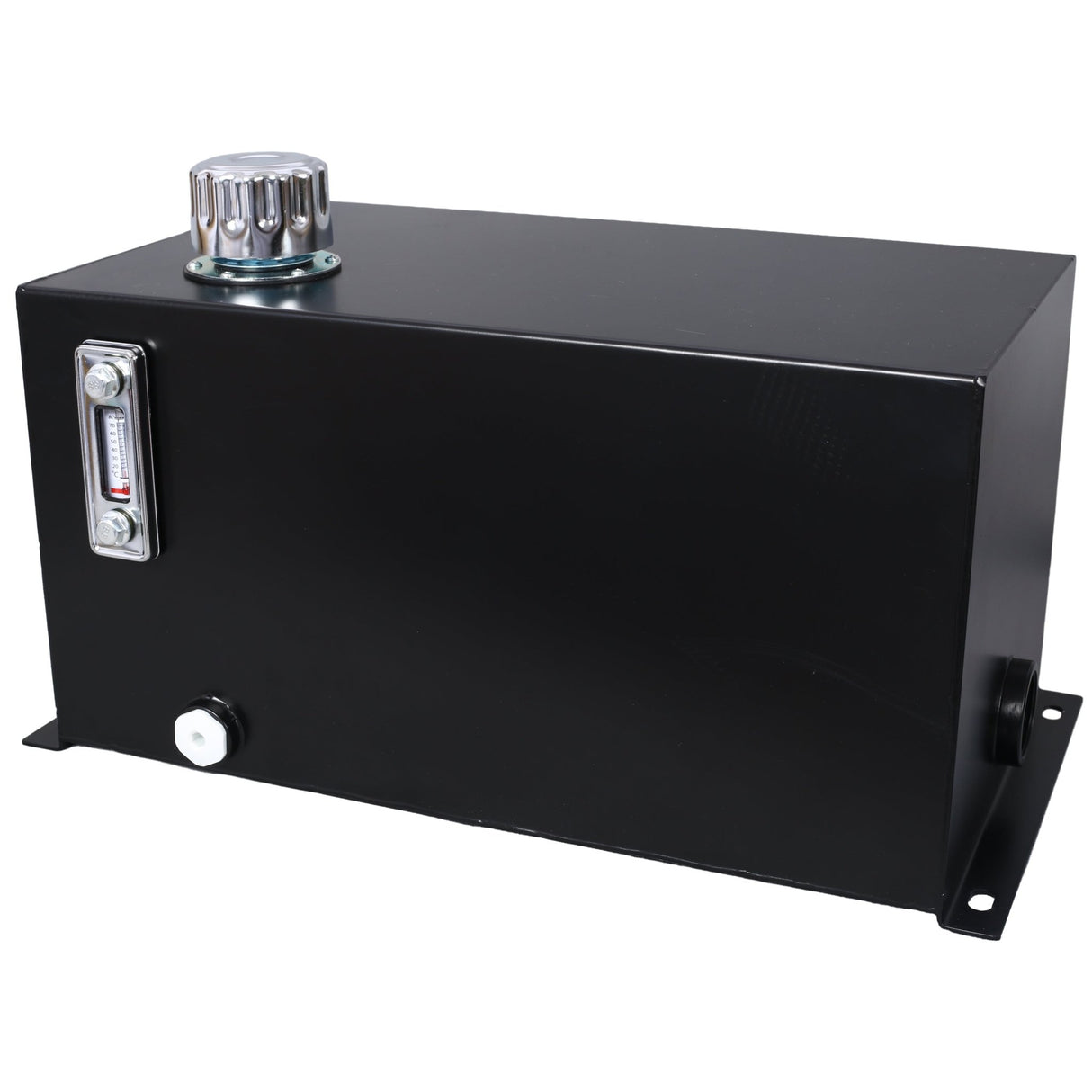 Hydraulic Fluid Tank with Strainer Tank Gauge Filter Breather Cap 10 Gal Heavy Duty - Fab Heavy Parts