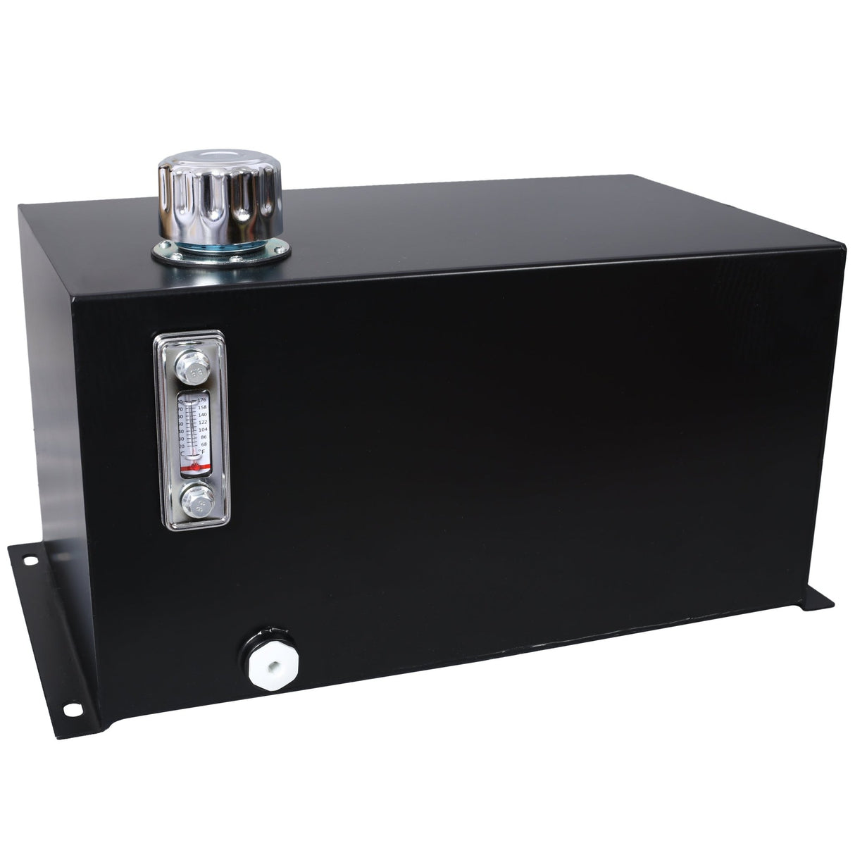 Hydraulic Fluid Tank with Strainer Tank Gauge Filter Breather Cap 10 Gal Heavy Duty - Fab Heavy Parts