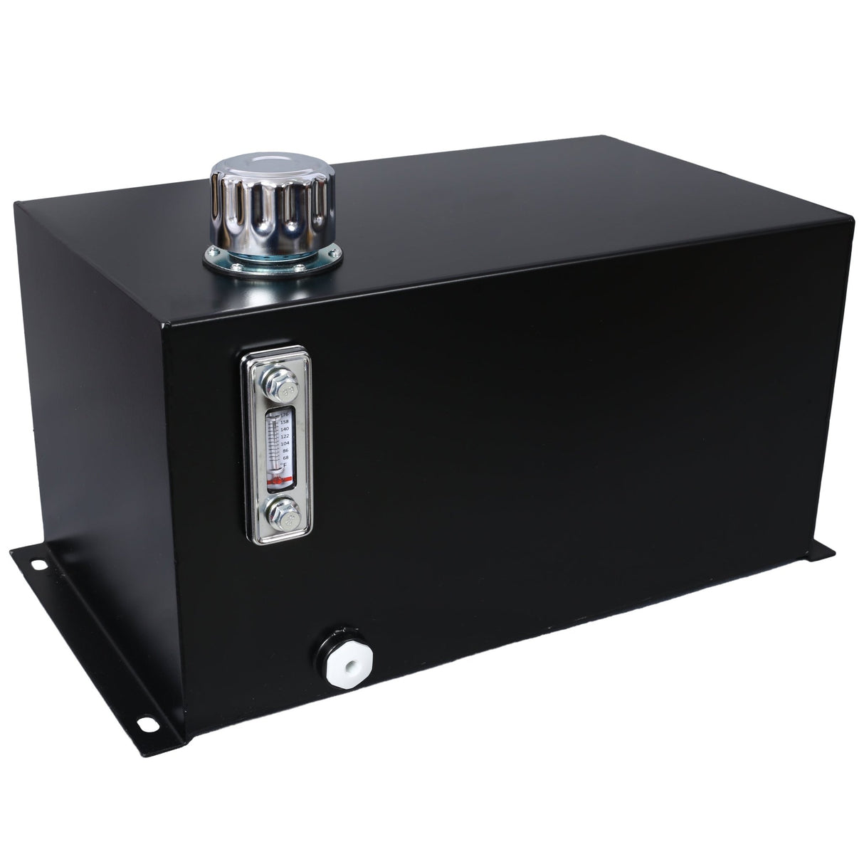 Hydraulic Fluid Tank with Strainer Tank Gauge Filter Breather Cap 10 Gal Heavy Duty - Fab Heavy Parts