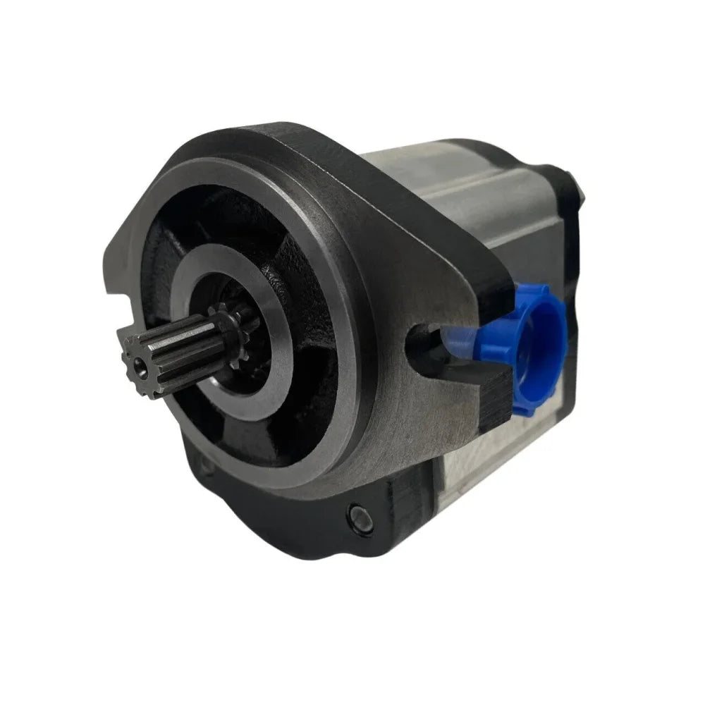 Hydraulic Gear Pump 4-18 GPM 9 Tooth Spline Shaft SAE A-2 Bolts CW Cast Iron CI09S-A02-170R - Fab Heavy Parts