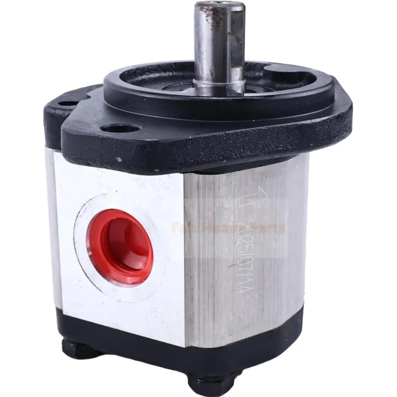 Pompe à engrenages hydraulique CI78K-B02-152L Convient pour 7/8" Cannelure clavetée, pouces, boulons SAE B-2, débit de sortie 4-19 GPM, orifice d'entrée SAE 12, orifice d'entrée SAE 16, pression de 3900 PSI