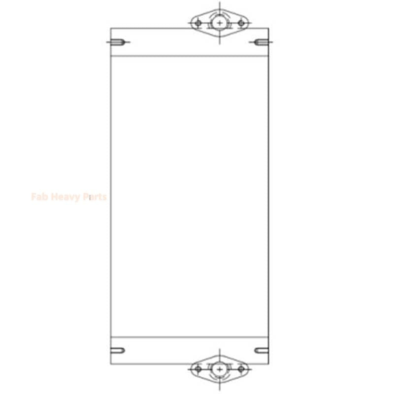 Hydraulic Oil Cooler 22P-03-11131 Fits for Komatsu PW98MR-8 PC88MR-8 PC78US-8 PC70-8 Excavator