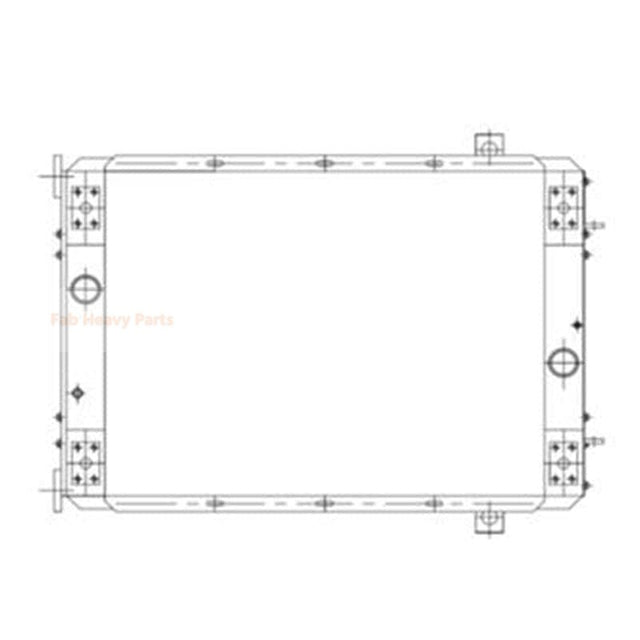 Hydraulic Oil Cooler 30/926069 for JCB 411