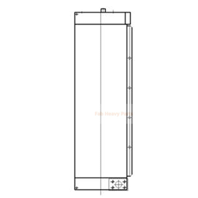 Hydraulic Oil Cooler 334/L6309 for JCB Excavator JS130B JS140B