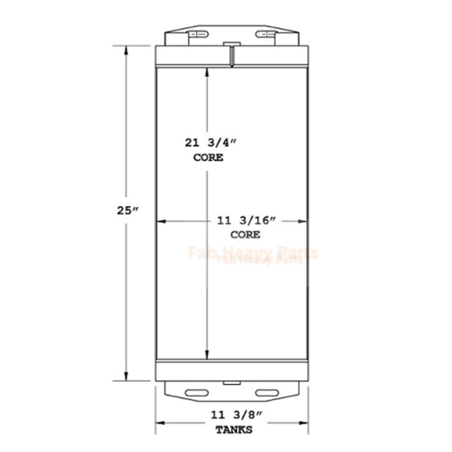 Hydraulic Oil Cooler Voe16003569 Para sa Volvo Motor Grader G700B