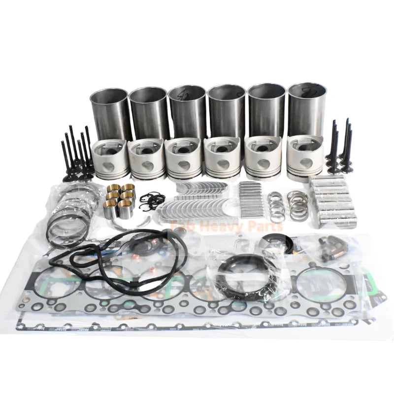 Isuzu 6BB1 Engine Overhaul Rebuild Kit Hitachi EX160WD Excavator