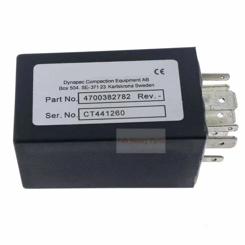 9 Pins 4700382782 Roller Grader VBS Relay for Dynapac 382782 CC422 CC522 CC622