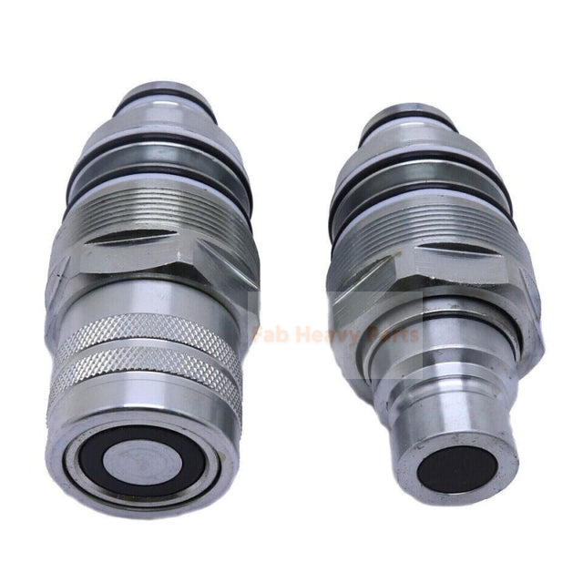 Flat Face Coupler Kit 84390117 84390118 For Case SR130 New Holland L215 C238 L230