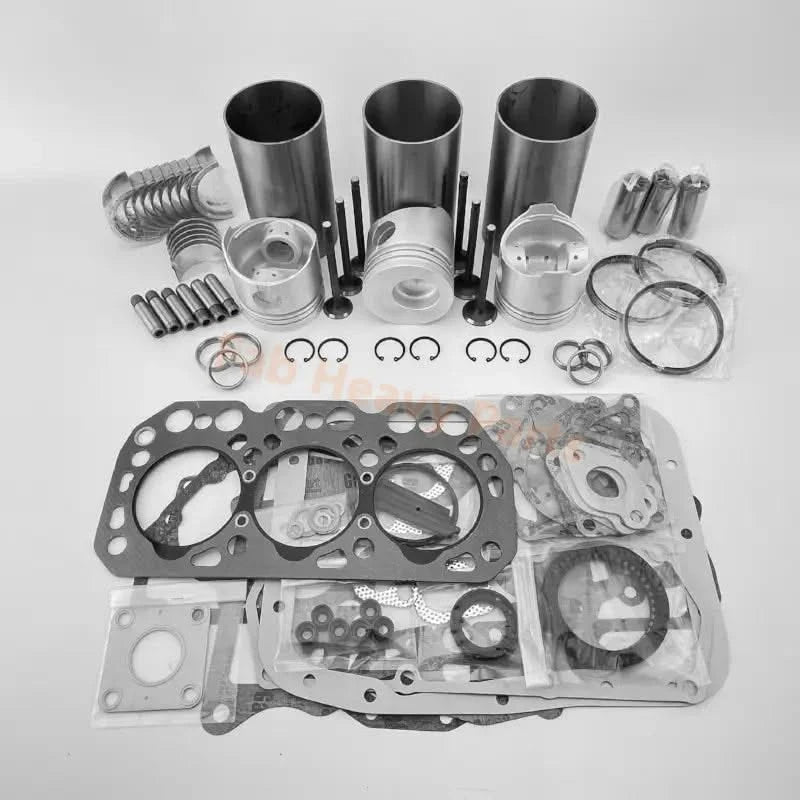K3M Overhaul Rebuild Kit for Mitsubishi Engine MT300 MT301D Tractor Excavator - Fab Heavy Parts