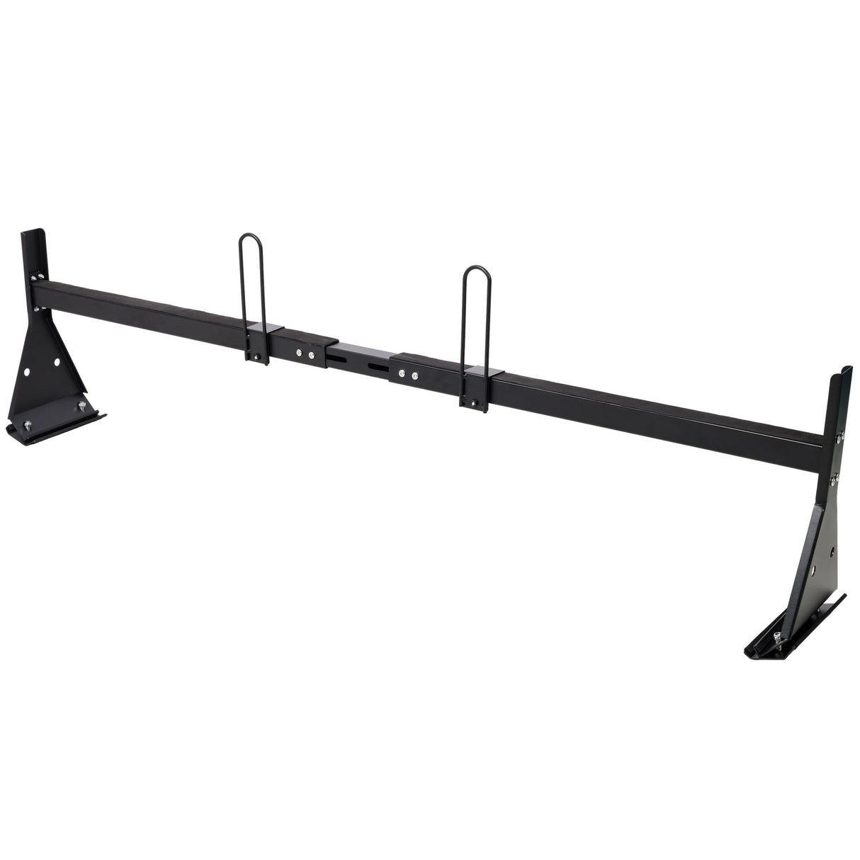 Ladder Roof Racks with Rear Roller 3 Bar 800 Lbs Capacity Heavy - Duty Steel Roof Racks for Van with Rain Gutter Only - Fab Heavy Parts