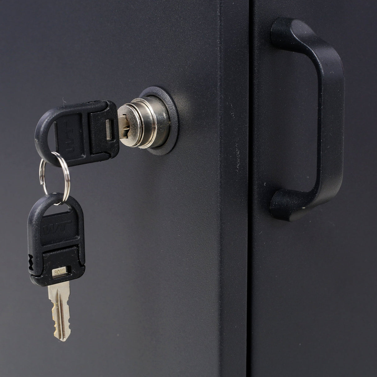 Large Package Delivery Parcel Mail Drop Box Floor Lockable Drop Slot Mail Box with Parcel Compartment - Black - Fab Heavy Parts