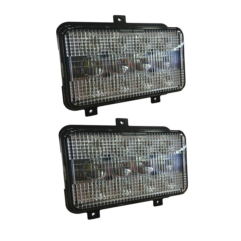 LED Headlight 3713799M91 for Massey Ferguson Tractor 6140 6180 6260 6290 8110 8160 8260 8280 - Fab Heavy Parts