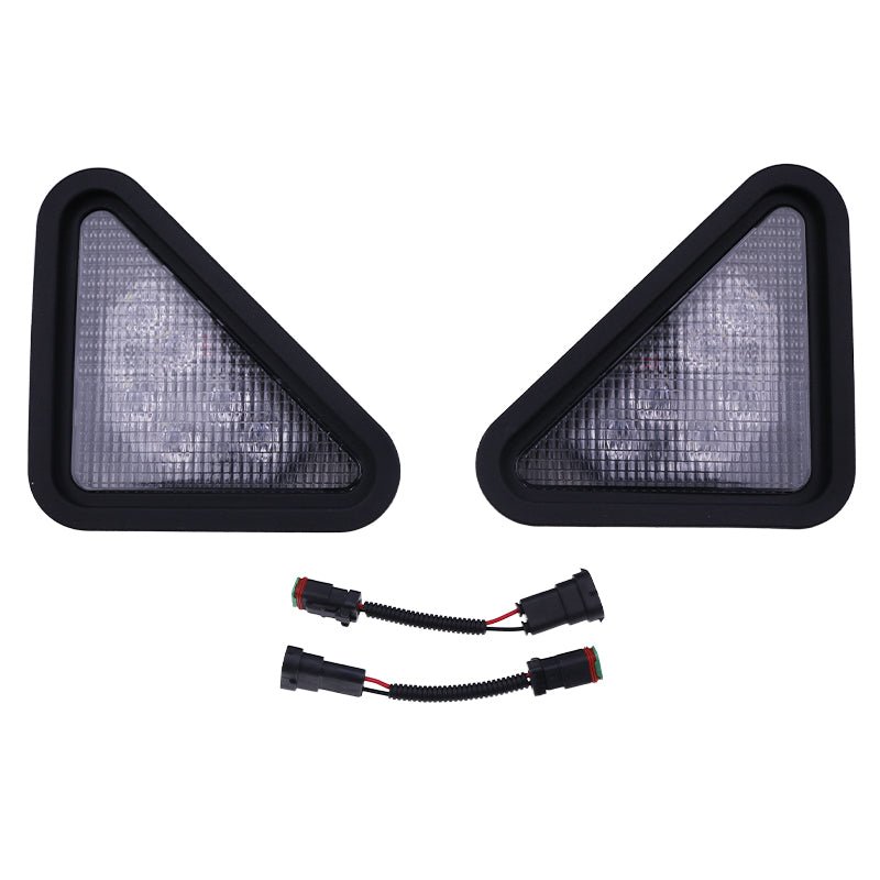 LED Headlight Kit 6718042 6718043 Aftermarket Replacement For Bobcat Skid Steer Loader 753 763 773 863 864 873 963 S100 S130 S150 S160 S175 S185 S205 S220 S250 S300 S330 - Fab Heavy Parts