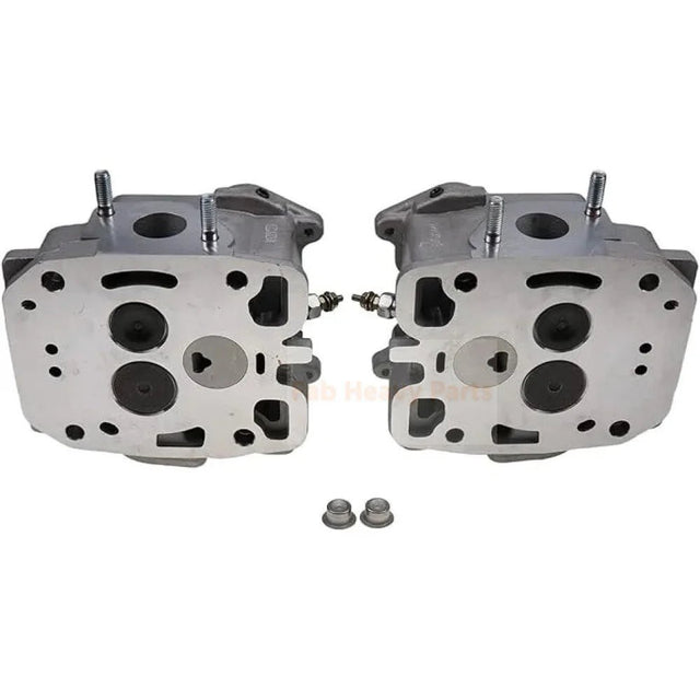 Left & Right Complete Cylinder Head for Kipor Engine KM2V80 Generator KDE12STA3 - Fab Heavy Parts