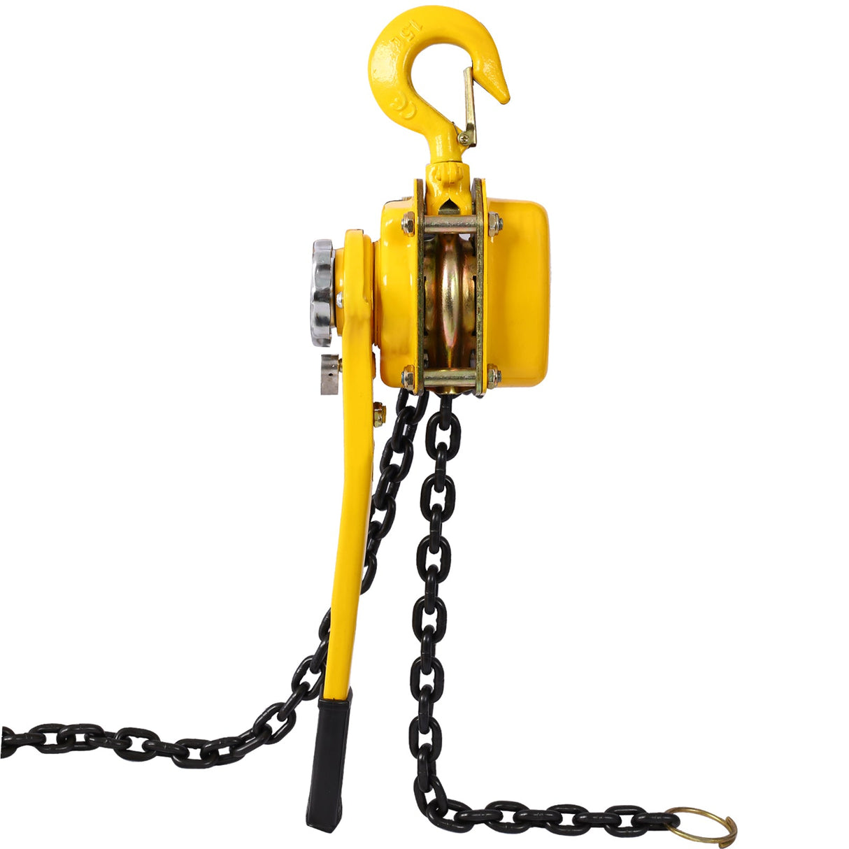 Lever Chain Hoist 1 1/2 Ton 3300LBS Capacity 20 FT with Heavy Duty Hooks Ratchet Block Hoist Lift Puller - Fab Heavy Parts