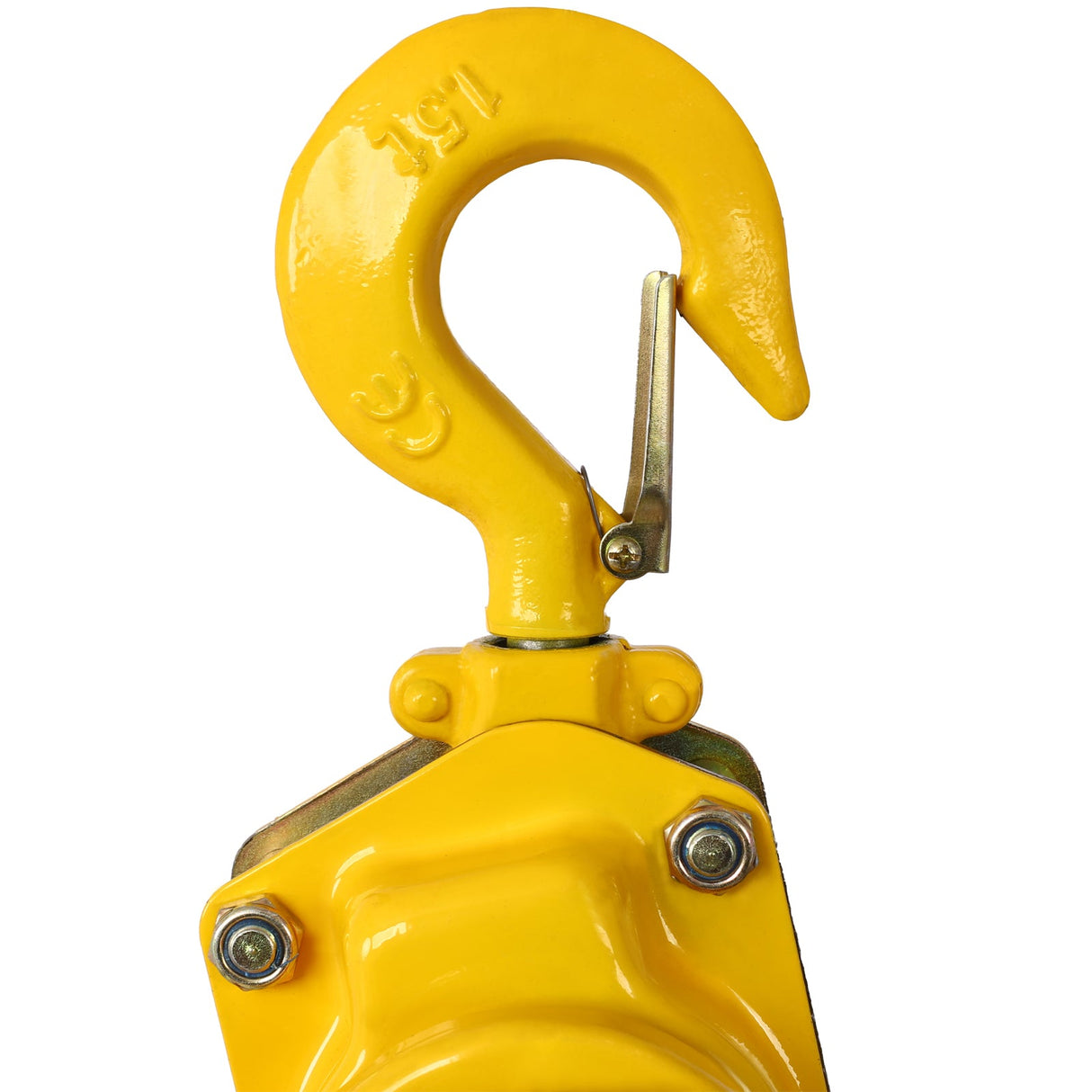 Lever Chain Hoist 3 Ton 6600LBS Capacity 20 FT with Heavy Duty Hooks Ratchet Lever Block Lift Puller - Yellow - Fab Heavy Parts