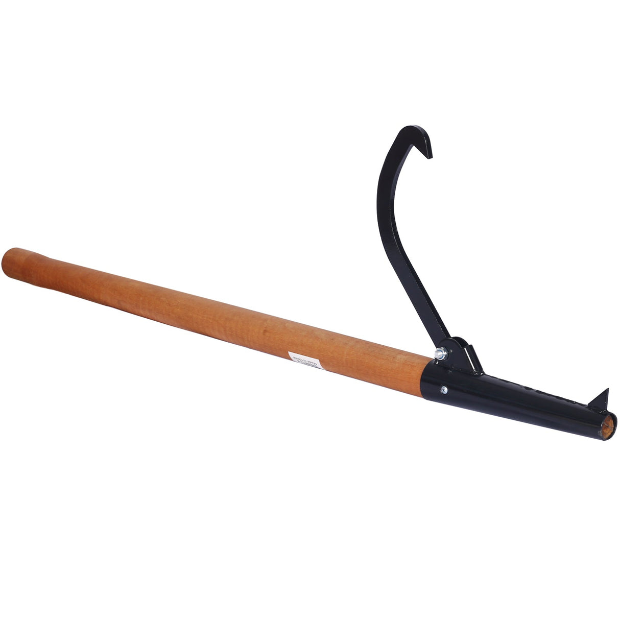 Log Peavy Cant Hook 48" Peavey Point Logging Tool Roller 15in Opening Black - Fab Heavy Parts