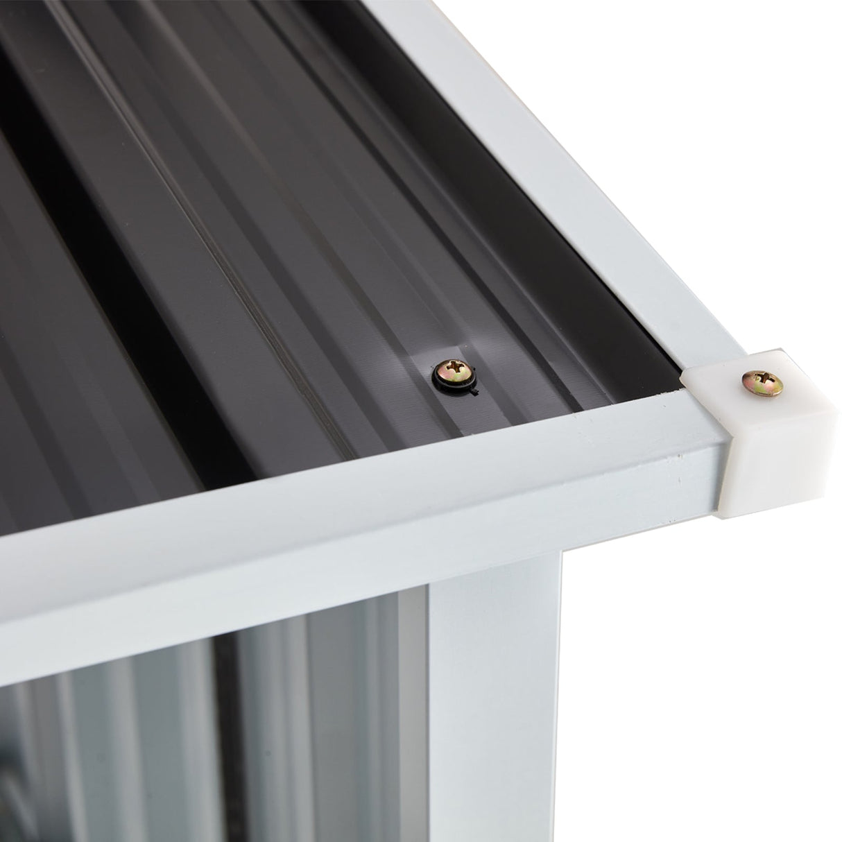 Log Storage Shed with Roof Firewood Rack Anthracite Galvanized Steel 70.9" - Fab Heavy Parts