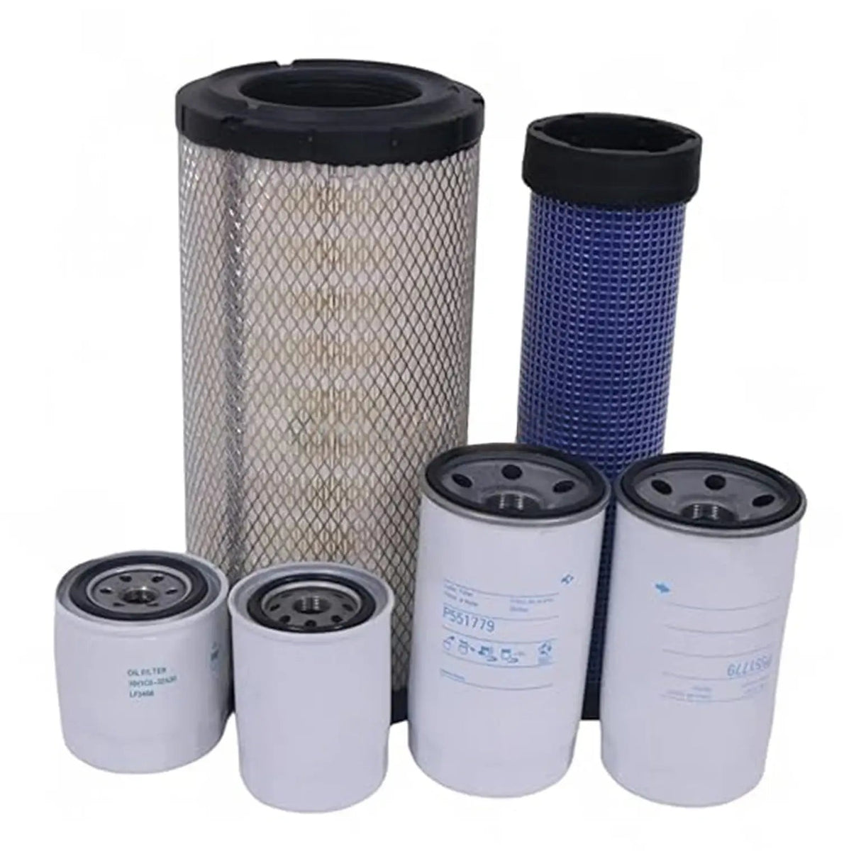 Maintenance Filter Kit HHTA0-37710 16631-43560 for Kubota Engine V3300-TIE Tractor M9000 ME9000 - Fab Heavy Parts
