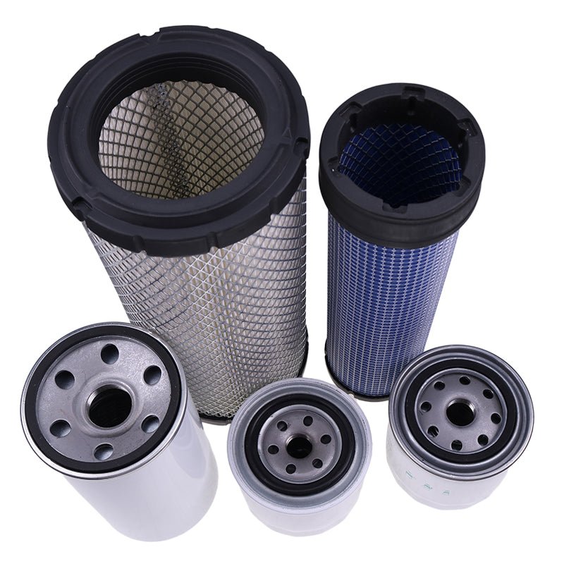 Maintenence Filter Kit R2401 - 42270 TC630 - 93230 for Kubota Tractor MX5200 MX5200DT MX5200HST - Fab Heavy Parts