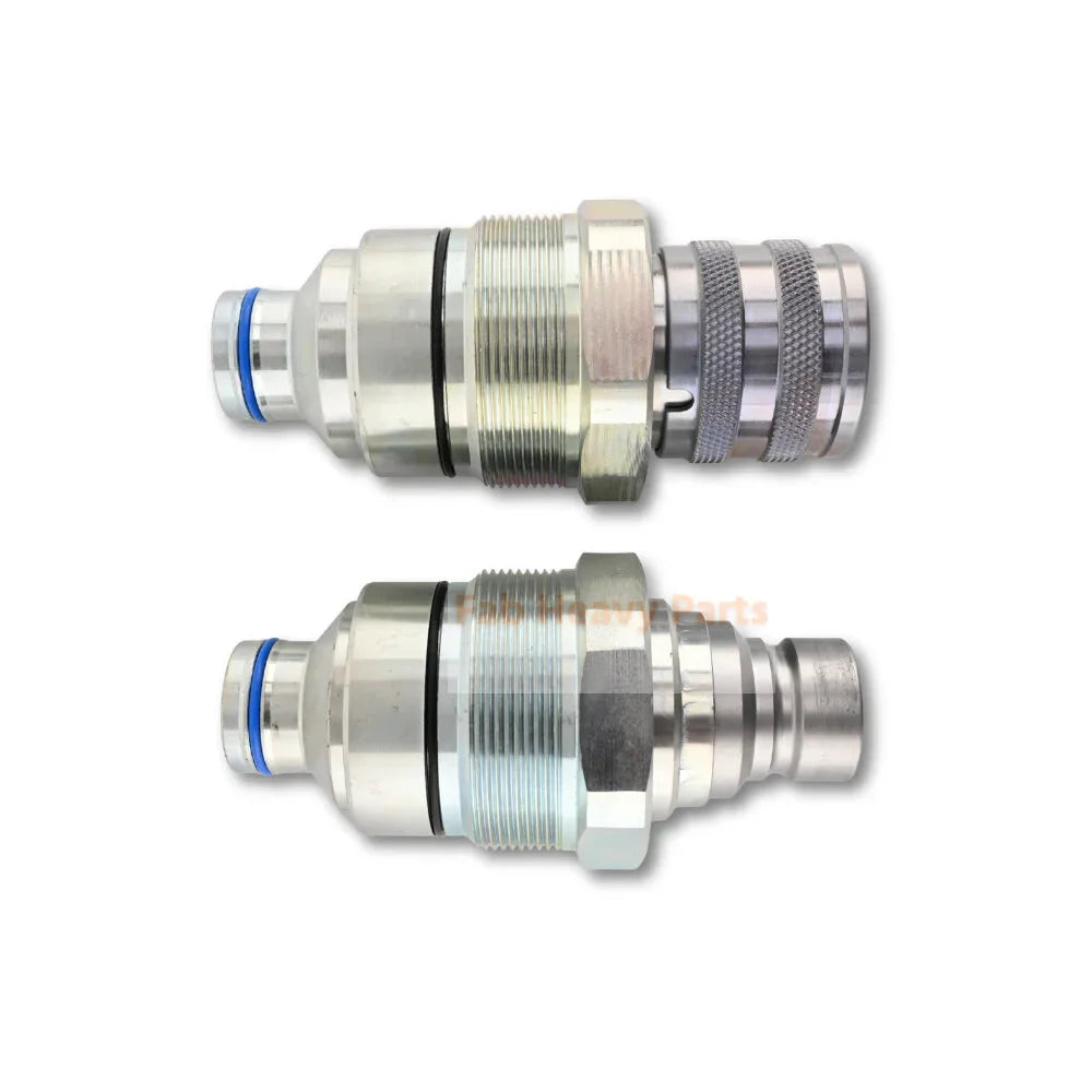 Male & Female Flat Face Coupler Kit V1311-77140 V1311-77150 Fits for Kubota Track Loader