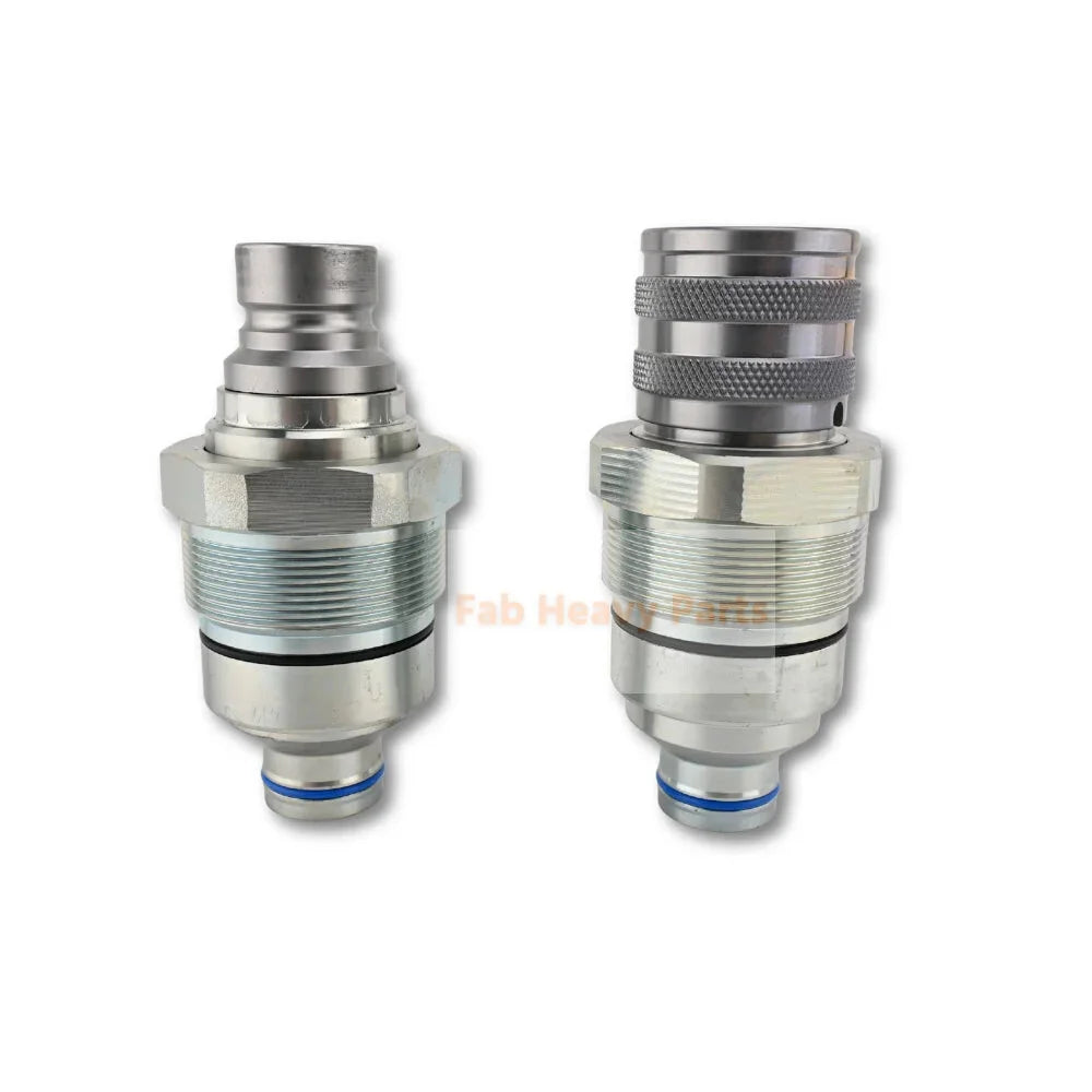 Male & Female Flat Face Coupler Kit V1311-77140 V1311-77150 Fits for Kubota Track Loader