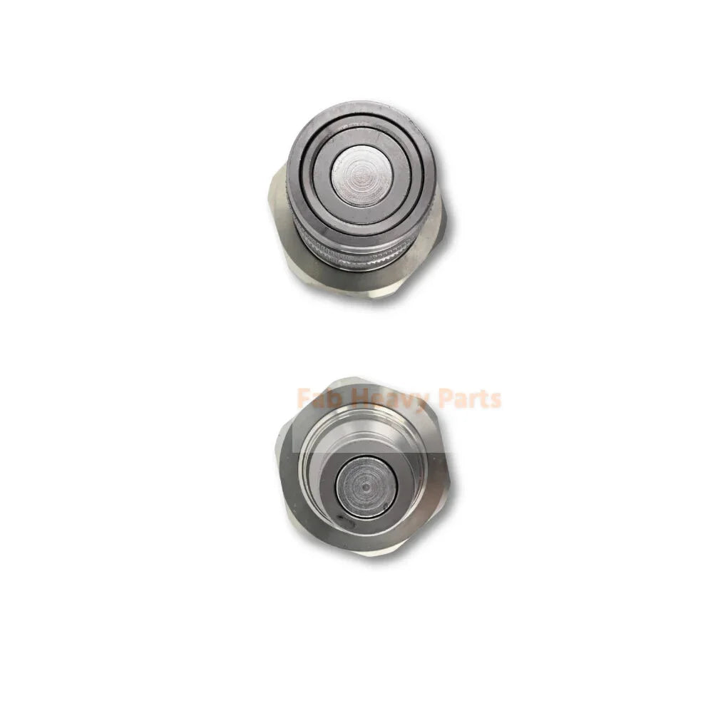 Male & Female Flat Face Coupler Kit V1311-77140 V1311-77150 Fits for Kubota Track Loader