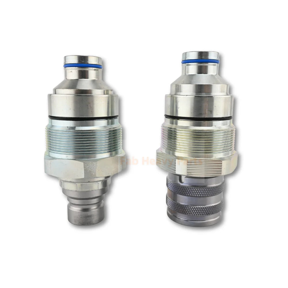 Male & Female Flat Face Coupler Kit V1311-77140 V1311-77150 Fits for Kubota Track Loader
