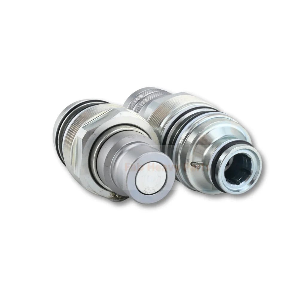 Male & Female Flat Face Coupler Kit V1311 - 77140 V1311 - 77150 Fits for Kubota Track Loader - Fab Heavy Parts