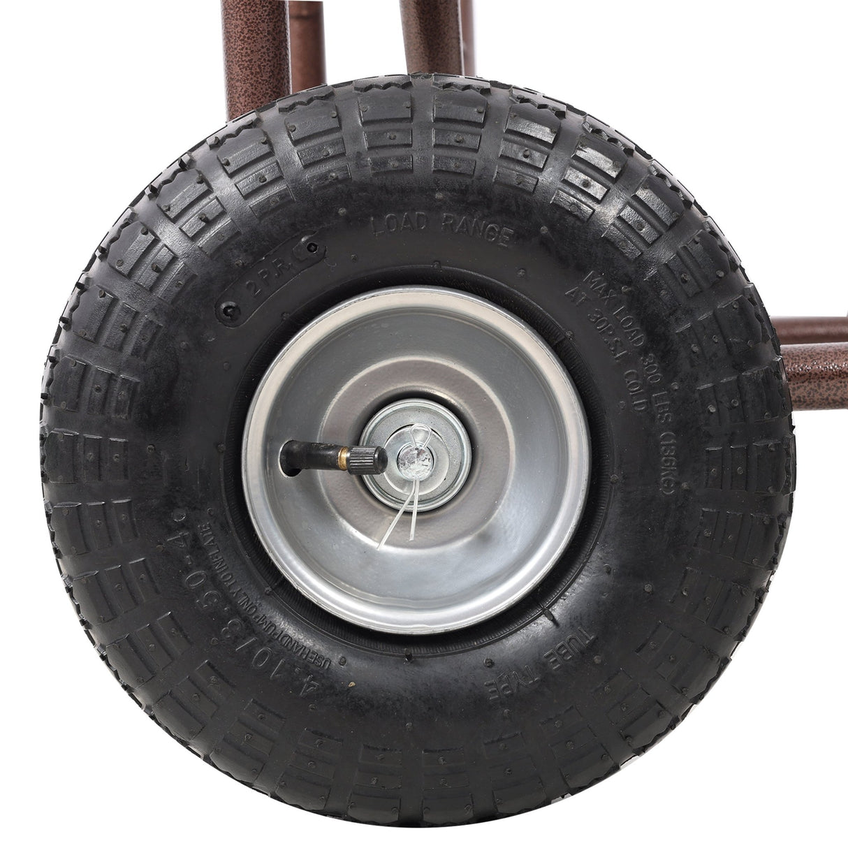 Metal Hose Reel Cart with Wheels Heavy Duty Hose Caddie 250 Ft Hose Capacity - Fab Heavy Parts