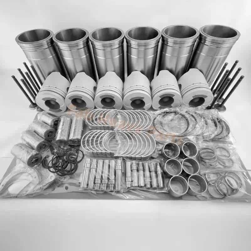 Mitsubishi 6D24 Engine Overhaul Rebuild Kit Kobelco SK480 - 6 Excavator - Fab Heavy Parts