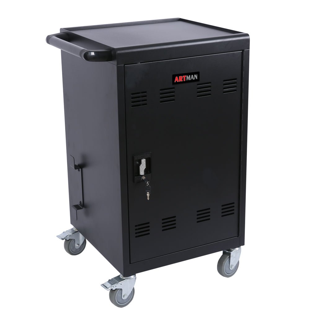 Mobile Charging Cart and Cabinet 32 - Device - Fab Heavy Parts