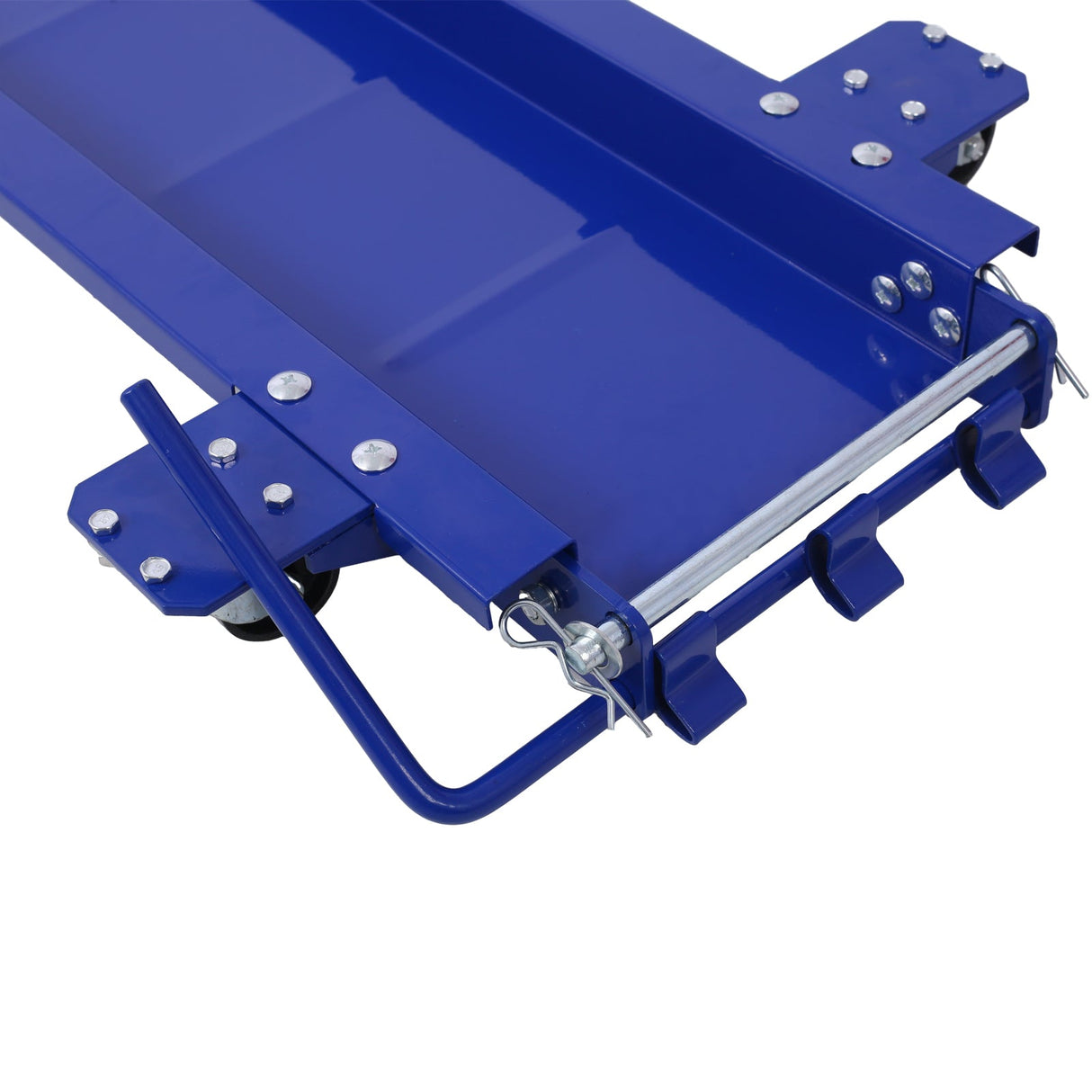 Motorcycle Dolly 1250 lbs. Capacity Widow Cruiser - Dolly Steel - Blue - Fab Heavy Parts