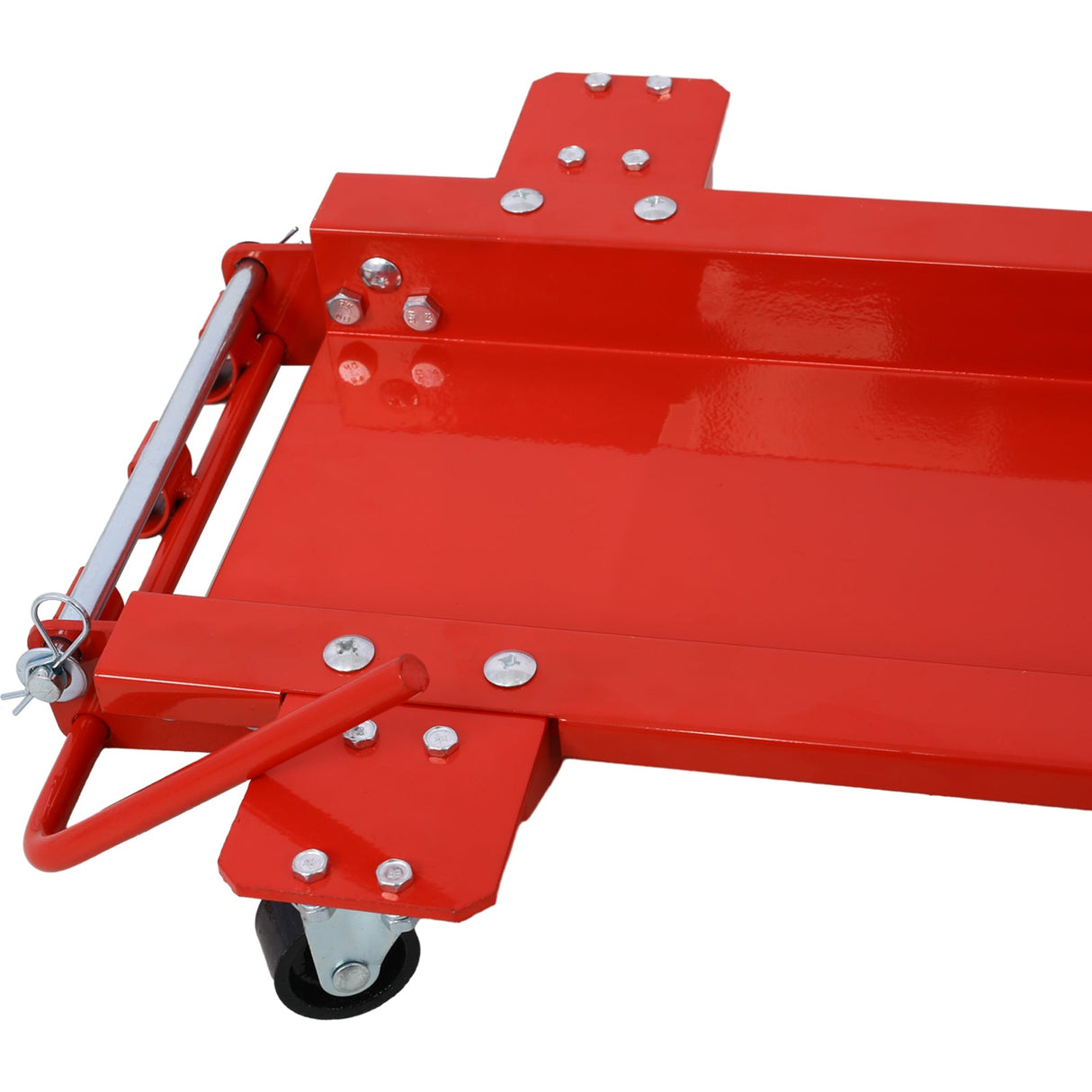Motorcycle Dolly 1250 lbs. Capacity Widow Cruiser - Dolly Steel - Red - Fab Heavy Parts