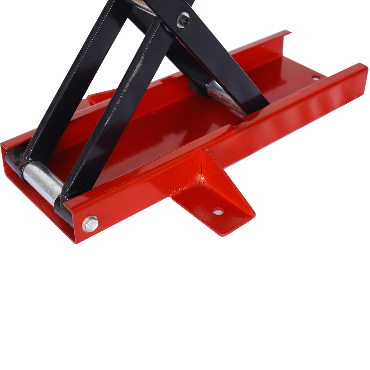Motorcycle Lift Jack 1100lbs Capacity - Red - Fab Heavy Parts