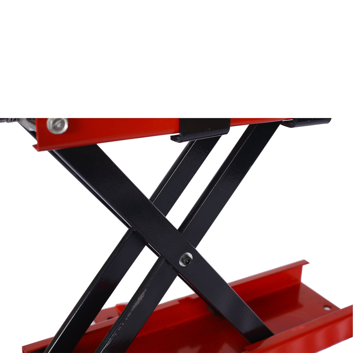 Motorcycle Lift Jack 1100lbs Capacity - Red - Fab Heavy Parts