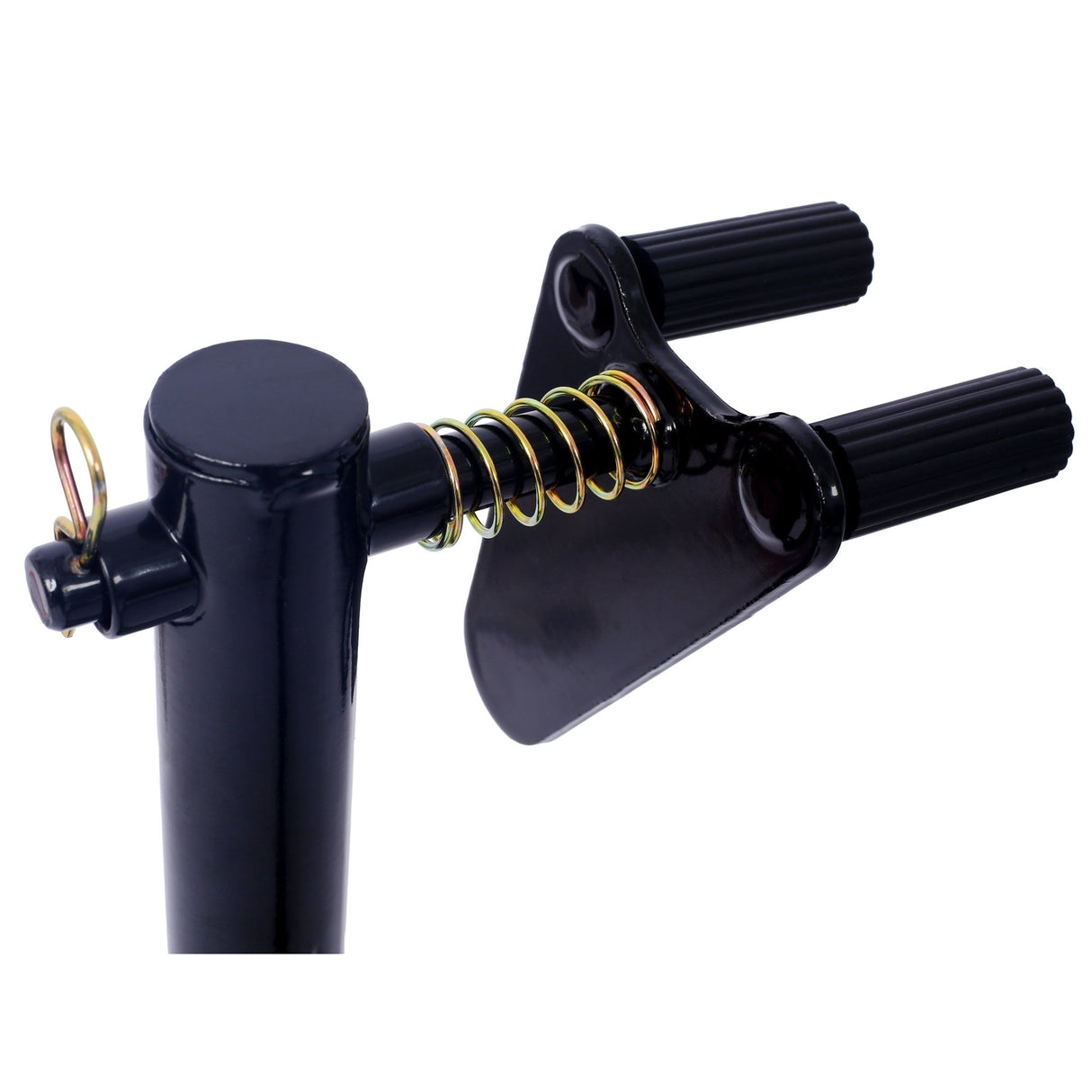 Motorcycle Stand 1000LB Sport Bike Front and Rear Wheel Lift Swingarm Paddock U - Black - Fab Heavy Parts